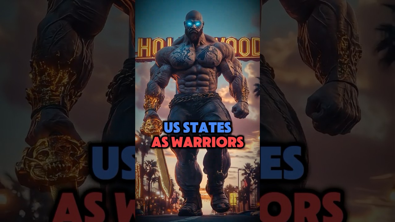 US States As Warriors 