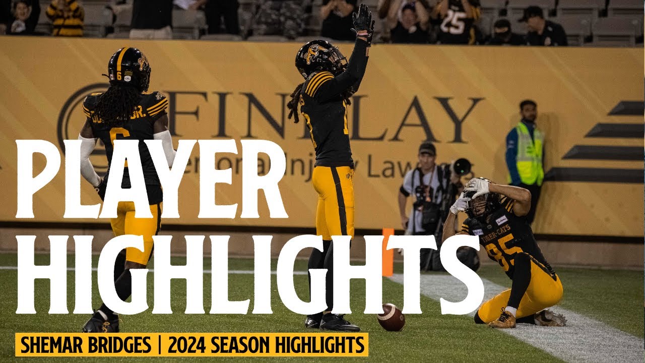 Shemar Bridges Breaks Single Season Ticats Rookie Receptions Record shemar-bridges-breaks-single-season-ticats-rookie-receptions-record