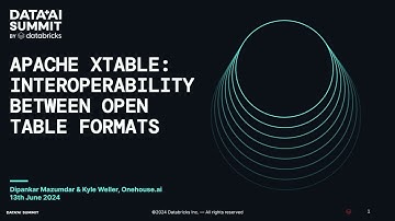 Apache XTable (incubating): Interoperability Among Lakehouse Table Formats