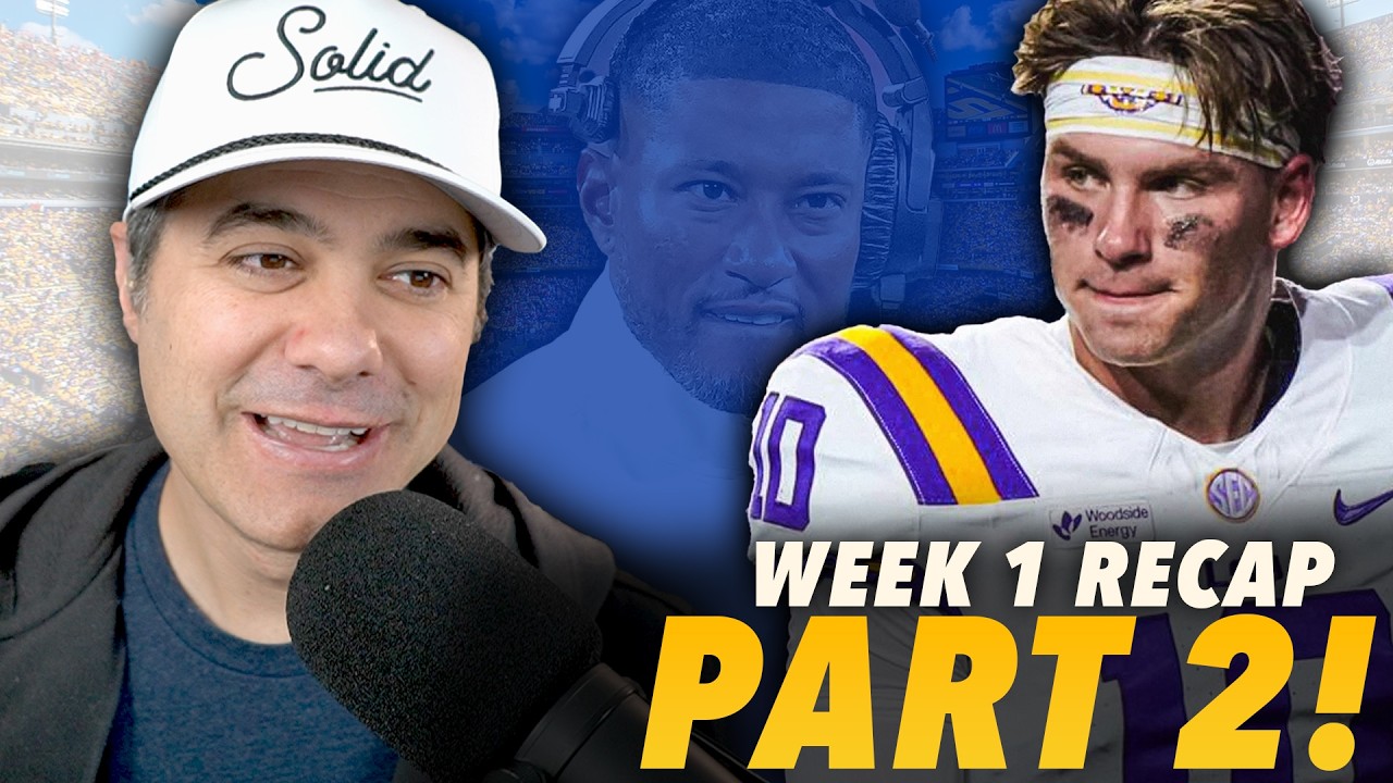 LSU Looks Dangerous, Ole Miss-Louisville Fireworks & Week 1 Takeaways