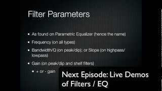 AF007 EQ and Filters (Theory)