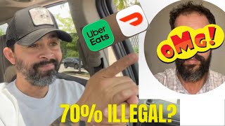 70% of Delivery Drivers are ILLEGAL? Is Food Delivery/ Rideshare Dangerous for Consumers? 