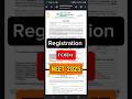 Neet 2025 Registration Form Out 🚨⚠️‼️ #neet2025 #neetregistration #neetug2025 #shorts