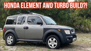 HONDA ELEMENT AWD TURBO BUILD?! 🐌🔥