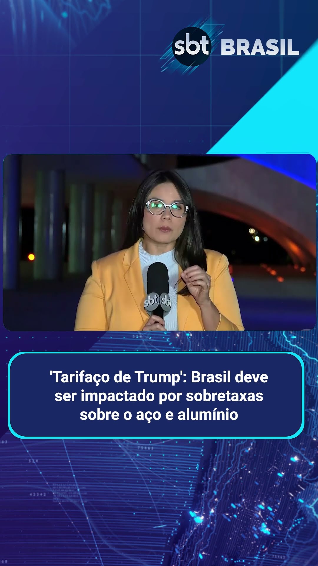 Brasil deve ser impactado por nova taxa dos EUA sobre aço e alumínio | SBT Brasil (10/02/25)