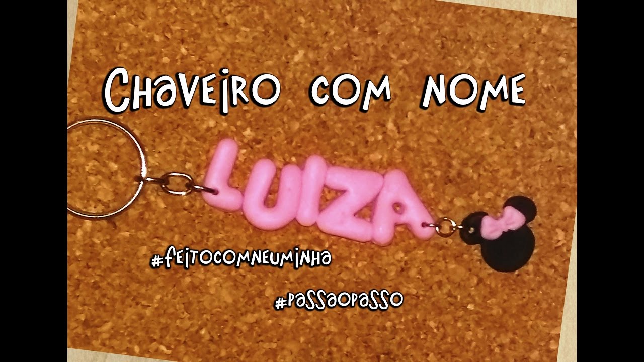 Featured image of post Chaveiro De Biscuit Com Letras Temos chaveiro bigode chaveiro branca de neve e mais