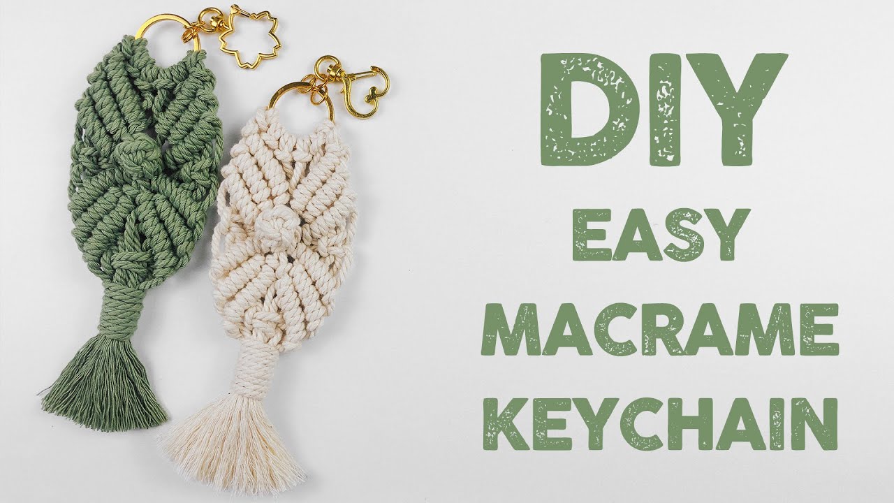 Roving Goddess DIY Macramé Keychain Kit