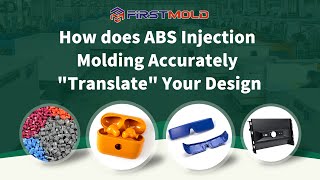 How does #ABS injection molding accurately translate your designs