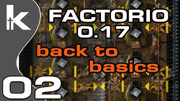 Factorio 0.17 | Back To Basics Ep 2 | Smelting Setups