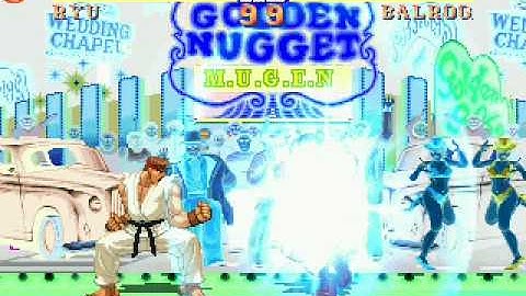 MUGEN Street Fighter II arcade mode playthrough part 2