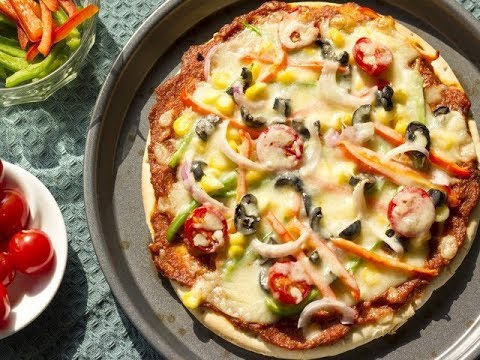 Mix Vegetable Pizza/ Continental recipe - YouTube