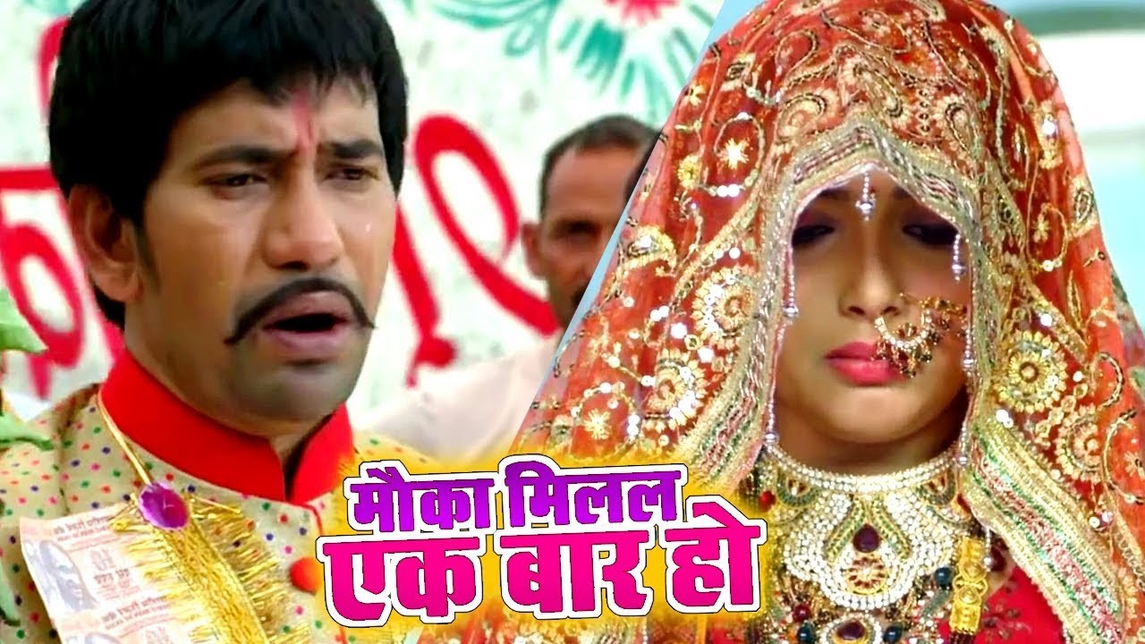 Nirahua and Amrapalis wedding   both cried   Blast Bhojpuri Video Song 2019