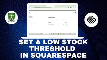 How to Set a Low Stock Threshold in Squarespace