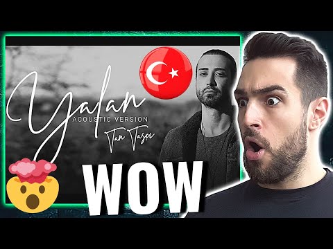 Tan Taşçı - Yalan (Acoustic - Official Music Video)║REACTION!