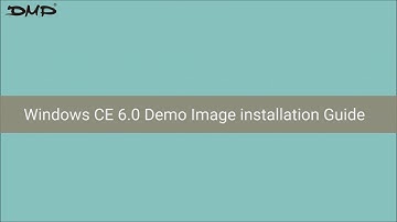 Win CE 6.0 demo Image installation Guide