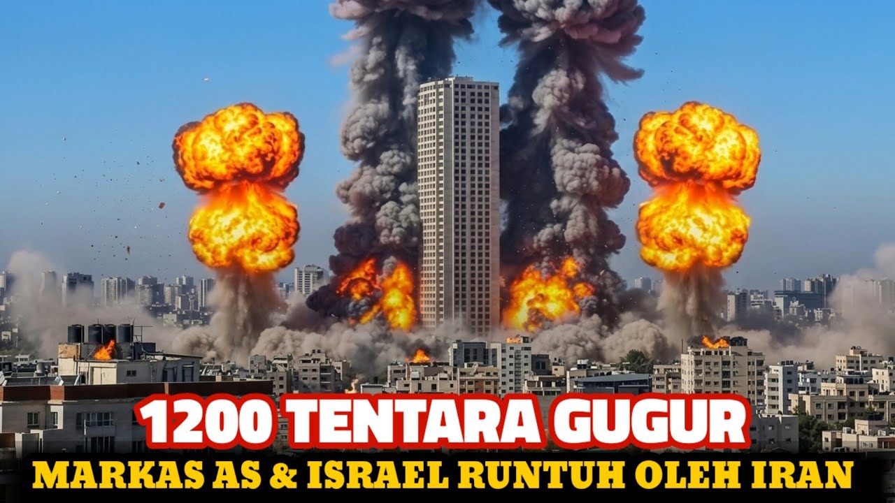 DALAM 1 HARI ISRAEL KEHILANGAN 1200 PRAJURIT 