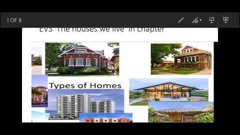 EVS The houses we live in