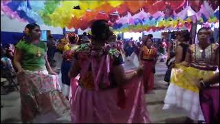 baile la migueleña festividades honor virgen María en santa María chimalapa Oaxaca 16 agosto 2023.