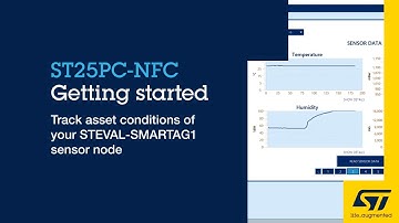 Getting Started ST25PC-NFC (part4): STEVAL-SMARTAG1 to track asset condition