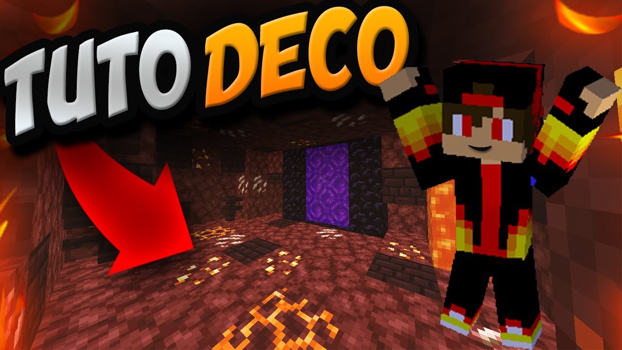 TUTO : COMMENT FAIRE UNE DÉCO DU NETHER / TABLE D'ENCHANTEMENT