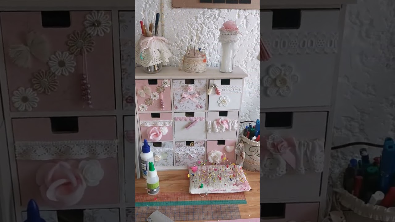 Présentation de mon atelier avec un clin d'œil de tous mes achats chez des creatrices que j'adore