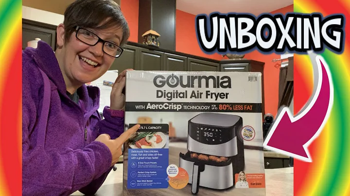 Gourmia 6qt Digital Air Fryer Unboxing