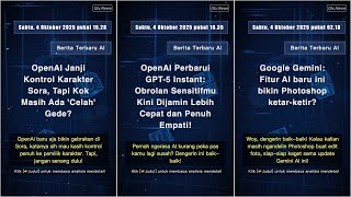 Berita Teknologi AI: Senin, 6 Oktober 2025 pukul 09.12 #QixNewsAI