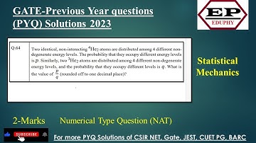 GATE 2023 Solution (Physics) || #csirnet #csirnetjune2024 #csirjrf #gate #jest #gateexam2025 #netjrf