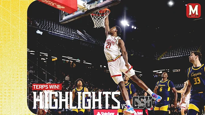 Maryland Men's Basketball Highlights | Coppin State