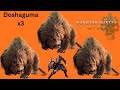 Monster Hunter wilds Sword & shield Doshaguma x 3