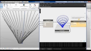 Dynamo and Revit Adaptive Families - Urban Flower