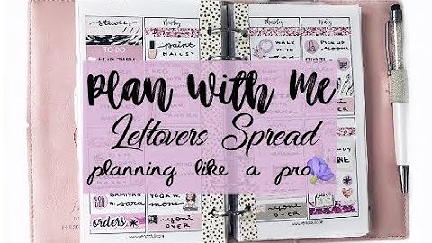 Plan With Me | GP Sticker Studio | Personal Filofax | Planning Like A Pro