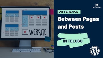 What is the Difference between Posts and Pages in Wordpress || Rakesh