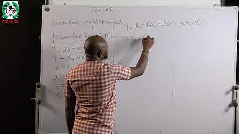 ECN 305 Simple Regression Model  Part 1