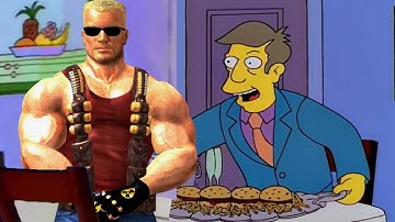 Steamed Hams but Duke Nukem was invited instead of Chalmers