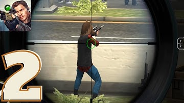 Pure Sniper City Gun Shooting - Gameplay Walkthrough Part 2 Zone 1 LA Boss (Android, iOS)