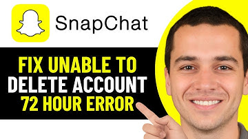 HOW TO FIX UNABLE TO DELETE SNAPCHAT ACCOUNT 72 HOUR ERROR 2025! (EASY FIX)