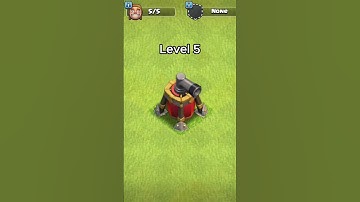 maxing out the Level 1 Air Sweeper to Max Level - Clash of Clans😈😳 #coc #clashofclans #shorts #games