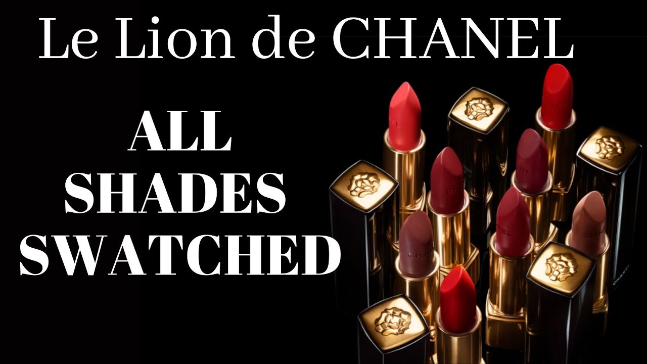 NEW CHANEL Le Lion Rouge Allure Velvet Swatches of all 8 shades
