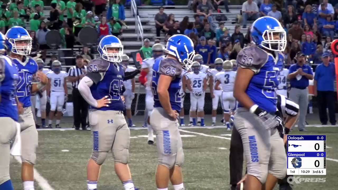 Football Glenpool Warriors vs. Oologah Mustangs YouTube