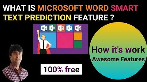 How Microsoft Word Smart Text Prediction Features working? same like google email ||  @TechandArt