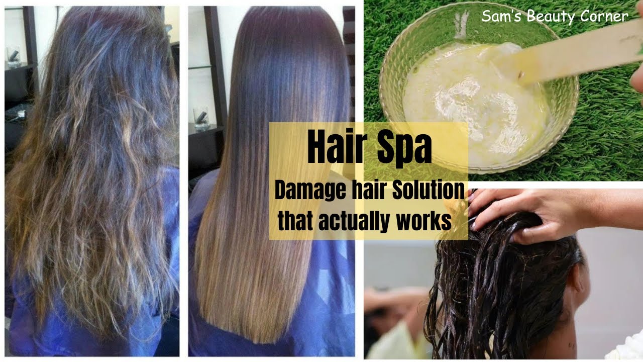 Best hair mask for dry and frizzy hair _ Yogurt hair mask for silky and