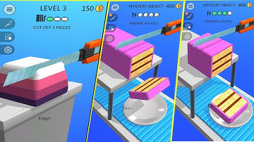 ASMR Slicing Gameplay | All Levels gameplay walkthrough android ios (level 3) - CVR Game Boss