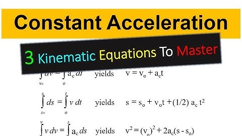 How to Calculate Velocity & Acceleration as Functions of Time & Position: 5 Simple Steps #EGE210 #71