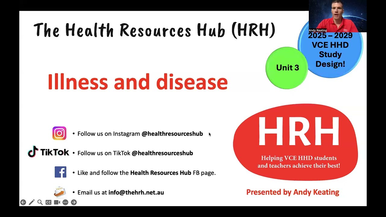 Illness and disease (Unit 3).