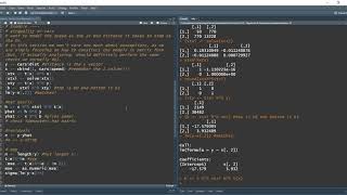 Lecture 6.3 - Simple Linear Regression in Matrix Form in R