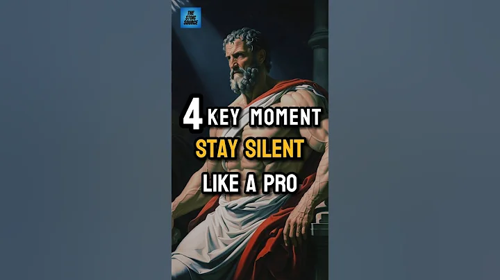 When to Stay Silent – 4 Stoic Rules for Better Control | Stoicism #stoicism #shorts #personalgrowth
