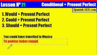 Class 21. Conditional  Present Perfect (part 2)