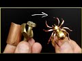 I TURN 1 HEX NUTS AND COPER into a SPIDER RING