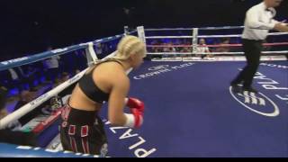 Dina Thorslund - K.O. in first round (march 18 2017) [HD]